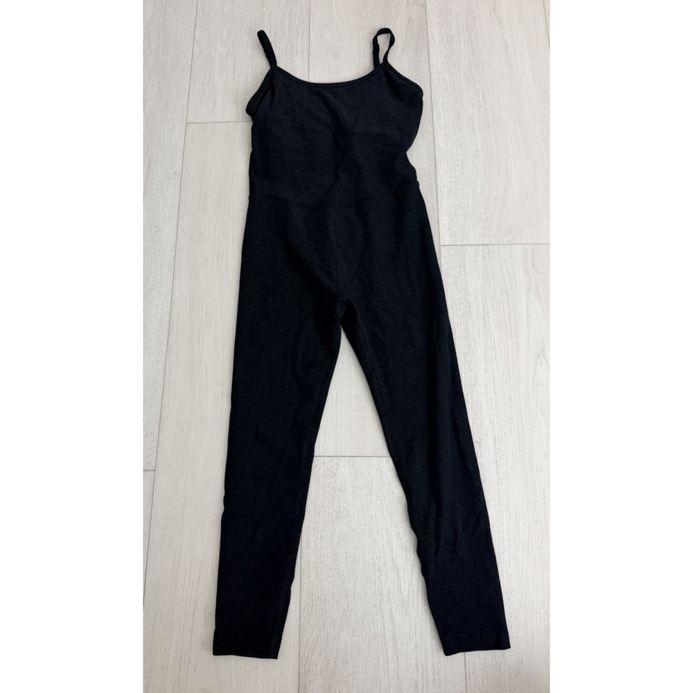 Beyond Yoga Sleeveless One-Piece Jumpsuit Sz S Black